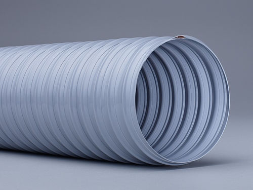 空气软管 - FLEXADUX® P 2 LF light grey - SCHAUENBURG Ruhrkunststoff GmbH - 灰尘 / PVC / 抽吸