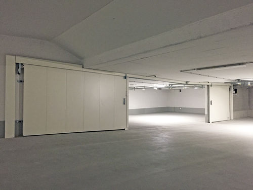 隔音大门 - ACOUSTICLINE 45 DB - Jansen Tore GmbH & Co.KG - 滑动式 / 电子控制 / 钢