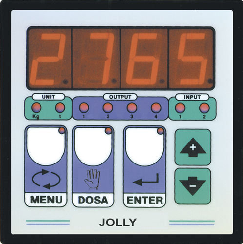 数码称重仪表 - Jolly 2/4 - LAUMAS Elettronica - LED 显示 / 壁挂安装 / 面板式