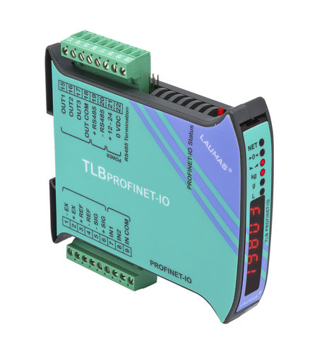 LED显示称重指示变送器 - TLB PROFINET IO - LAUMAS Elettronica - DIN导轨