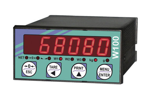 LED显示称重仪表 - W100 series - LAUMAS Elettronica - 面板式 / IP54