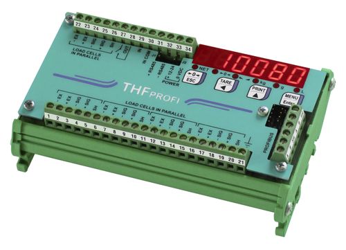 LED显示称重指示变送器 - THFPROFI series - LAUMAS Elettronica - DIN导轨 / 防爆燃