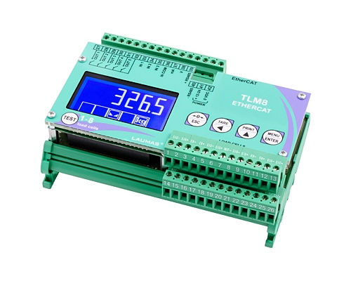 数码称重指示变送器 - TLM8 ETHERCAT - LAUMAS Elettronica - DIN导轨 / IP67