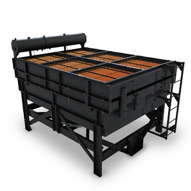 板翅式热交换器 - API Schmidt-Bretten, API Heat Transfer group - 空气/水 / 空气/油 / 铜