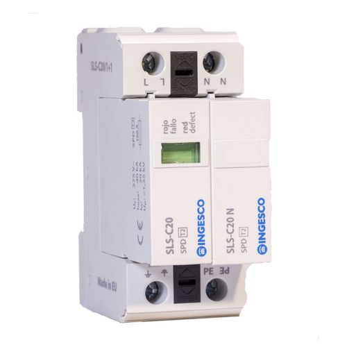 2型避雷器 - SLS-C20/1+1 - INGESCO - 电力线路 / 防过压 / 插入式