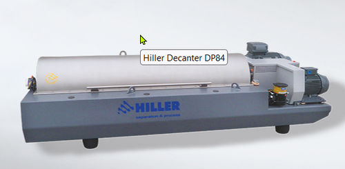 泥浆脱水滗析器 - DP84 - Hiller GmbH - 离心 / 卧式 / 大体积
