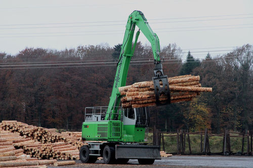 铰接臂式伐木起重机