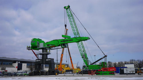 履带式起重机 - 6220 E - SENNEBOGEN Maschinenfabrik GmbH/德国SENNEBOGEN - 吊杆 / 提升 / 柴油机