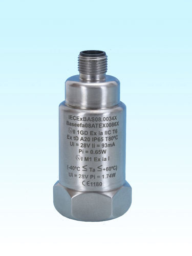 三轴加速度计 - HS-420IT series - Hansford Sensors - 压电 / 本质安全