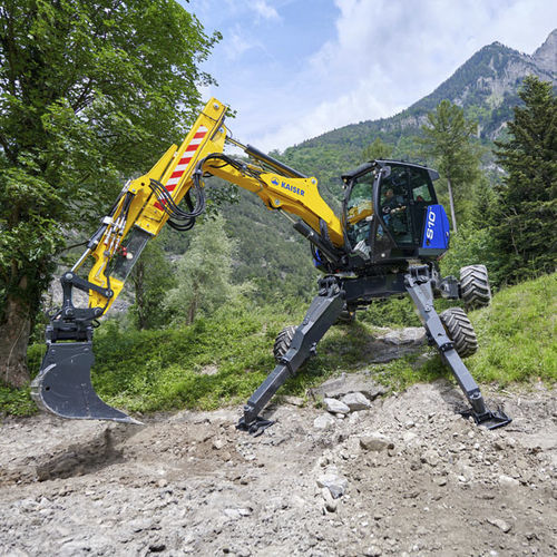 Midi臂式挖掘机 - S10 - KAISER AG Fahrzeugwerk - 轮胎式 / Tier 3 / 用于建筑工地