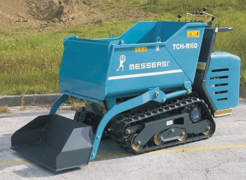 履带式小型自卸车 - TC120D - Messersì S.p.A. - 柴油 / 升降翻斗式 / 自动装载式