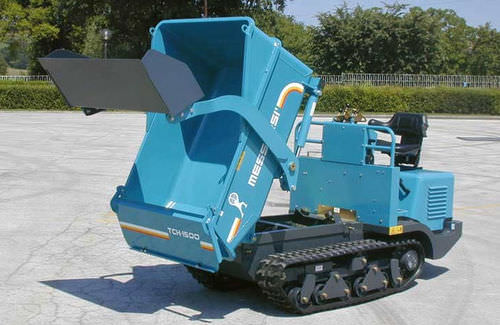 履带式小型自卸车 - tc150d - Messersì S.p.A. - 柴油 / 升降翻斗式 / 自动装载式