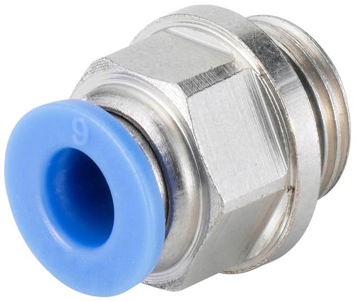 液压接头 - TVG002 - BÜRKERT FLUID CONTROL SYSTEMS - 螺纹 / 推入式 / T形