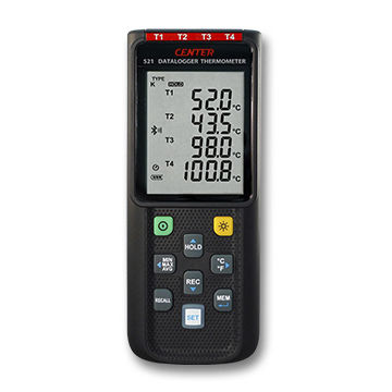 热电偶温度计 - 521 - CENTER TECHNOLOGY - LCD显示 / °C / °F