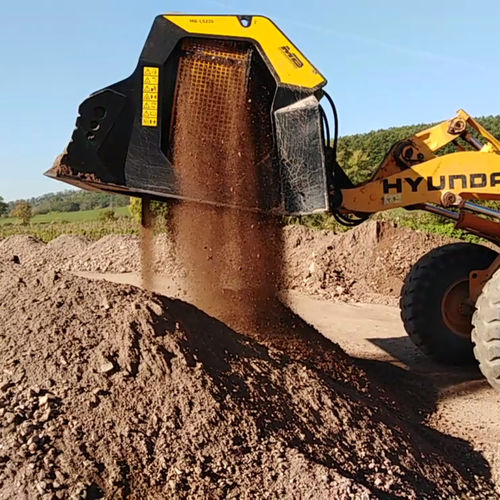 筛分铲斗 - MB-LS220 S2 - MB Crusher - 装载机 / 装卸机 / 用于轻型材料