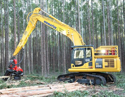 履带式伐木采伐机 - PC290LL-11 - KOMATSU Forest/小松