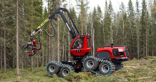 带轮伐木采伐机 - 931XC - KOMATSU Forest/小松