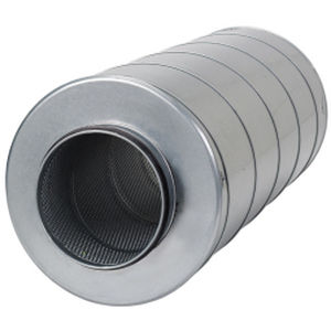 通风消声器 - LDC series - Systemair - 通风风扇 / 管状