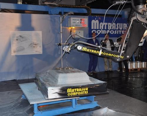 关节型机器人 - Robomat - Matrasur Composites - 7轴 / 树脂和玻璃纤维喷射 / 喷雾