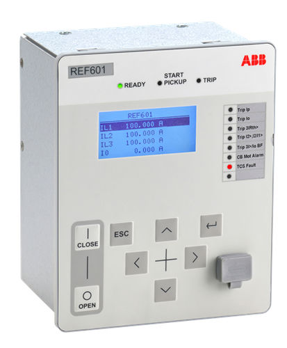 接地漏电保护继电器 - REF601 - ABB Oy Distribution Automation - 过载电流 / 热量 / 功率