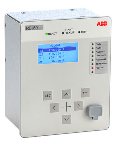 超载保护继电器 - REJ601 - ABB Oy Distribution Automation - 功率 / 相位顺序 / AC/DC