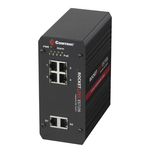 非管理型网络交换机 - RocketLinx® ES7106-VB - Comtrol Corporation - 6 端口式 / 千兆 / 无线连接