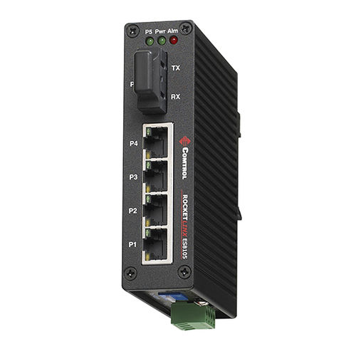 非管理型网络交换机 - RocketLinx ® ES8105F-S - Comtrol Corporation - 5端口 / 千兆以太网 / 光纤