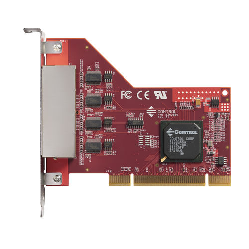 多端口串联通信卡 / 4端口式 - 30023-6 - Comtrol Corporation - RS232 / PCI 总线 / RJ45