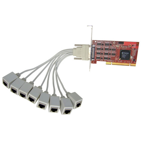 多端口串联通信卡 / 8端口 - 30002-1 - Comtrol Corporation - RS232 / PCI 总线 / RJ45