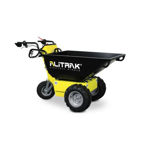 带轮小型自卸车 - MT500 - ALITRAK S.r.l - 电动 / 前部卸载 / 升降翻斗式