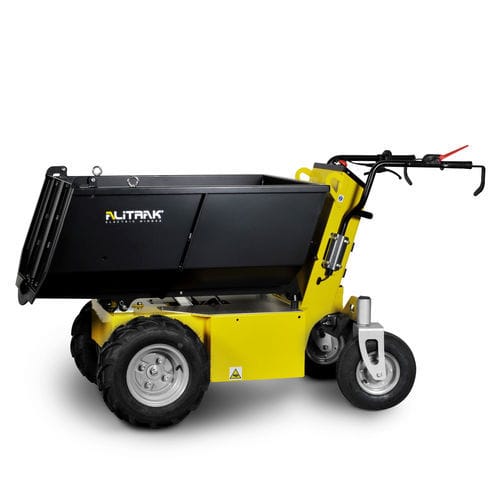 带轮小型自卸车 - MT700P - ALITRAK S.r.l - 电动 / 前部卸载 / 升降翻斗式