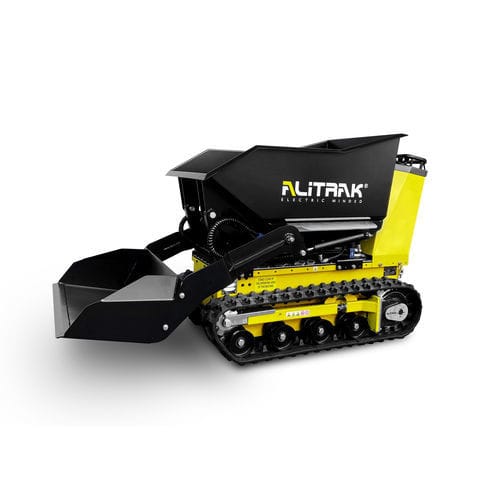 履带式自卸车 - DCT300P - ALITRAK S.r.l - 电动 / 前部卸载 / 升降翻斗式