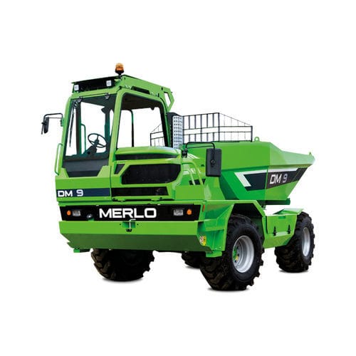 带轮自卸车 - DM9 - MERLO SPA - 内燃机 / 侧边卸载 / 升降翻斗式