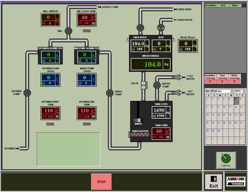 控制软件 - EMULTEK 15 - Ammann - 工地 / 流体 / 用于泵