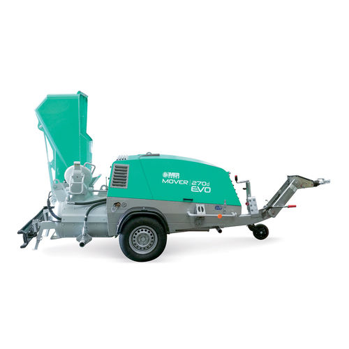 半拖挂式砂浆输送机 - MOVER 270D EVO - IMER International SPA
