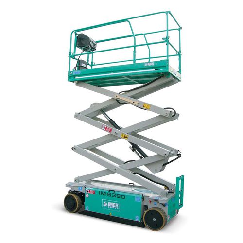 自走式剪叉式升降机 - IM 90 series - IMER International SPA - 电动 / 室内、室外
