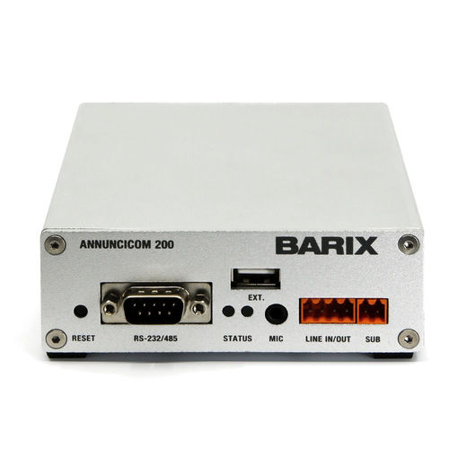 音频对讲系统 - Annuncicom 200 - Barix - 台式 / IP / 呼叫/合用线