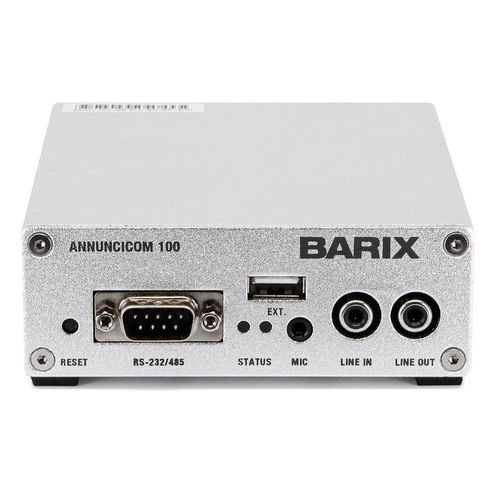 音频对讲系统 - Annuncicom 100 - Barix - IP