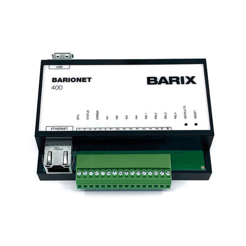 数字IO模块 - BARIONET 400 - Barix - 以太网 / USB / 4路数字输入