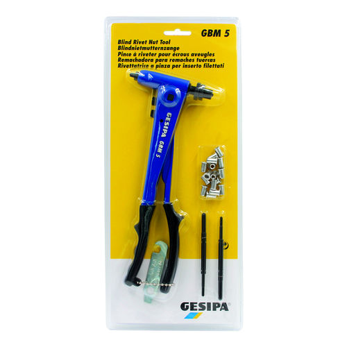 手动操控铆钉枪 - GBM 5 - SFS Group Germany GmbH/德国GESIPA - 用于单向铆钉 / 用于探头