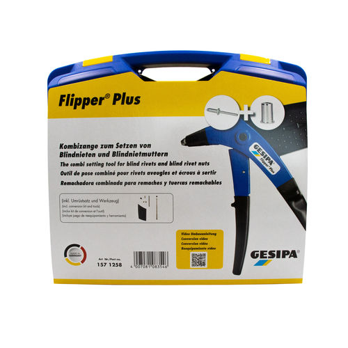 盒式铆钉枪 - Flipper® Plus - SFS Group Germany GmbH/德国GESIPA - 手动 / 用于单向铆钉 / 用于螺母镶嵌