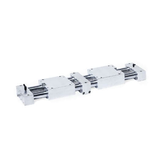 滚珠丝杠线性轴 - PD3DK series - Inocon GmbH - 双管式 / 手动 / 铝制