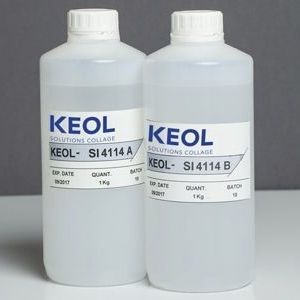 硅胶粘合剂 - KEOL-SI 4256 - KEOL - 用于金属 / 单组分 / 用于电子元件