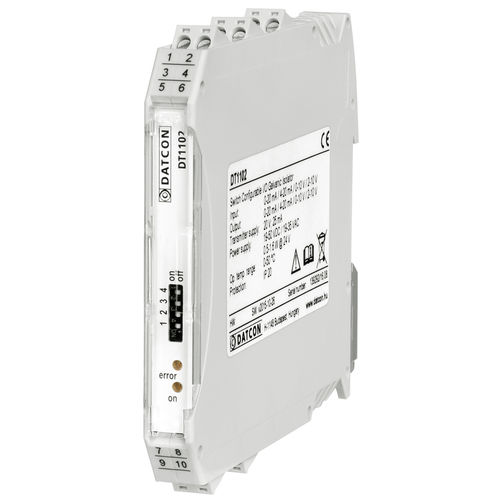 电镀隔离器 - DT1102 IP passive current output - Datcon Industrial Electronics Ltd. - 4-20mA / 电压 / 电流