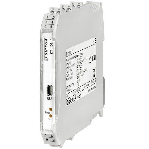 电镀隔离器 - DT1102 V fully configurable I/O - Datcon Industrial Electronics Ltd. - 4-20mA / 电压 / 电流