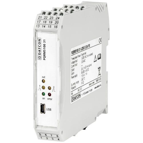 功率监控继电器 - PQRM5100 31 series - Datcon Industrial Electronics Ltd. - 电流 / 电压 / 频率
