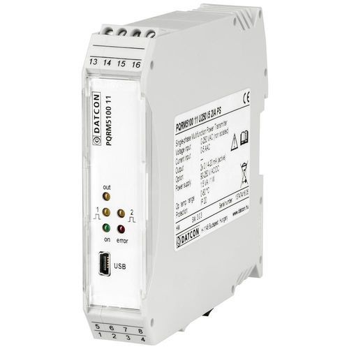 功率监控继电器 - PQRM5100 11 series - Datcon Industrial Electronics Ltd. - 相位 / 电流 / 电压