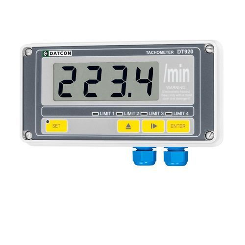 非接触式转速仪 - DT920  - Datcon Industrial Electronics Ltd. - 面板安装 / LCD显示 / 用于发动机