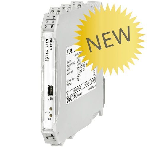 信号隔离器 - DT1104 UI RS4 - Datcon Industrial Electronics Ltd. - 电镀 / 4-20mA / 聚合物