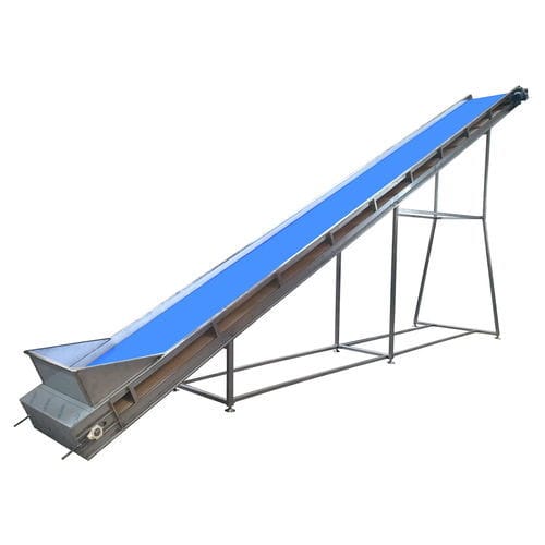 带式输送机 - TPVCIC - TABANLI MAKINA SAN VE TIC LTD STI - 倾斜 / 食品行业